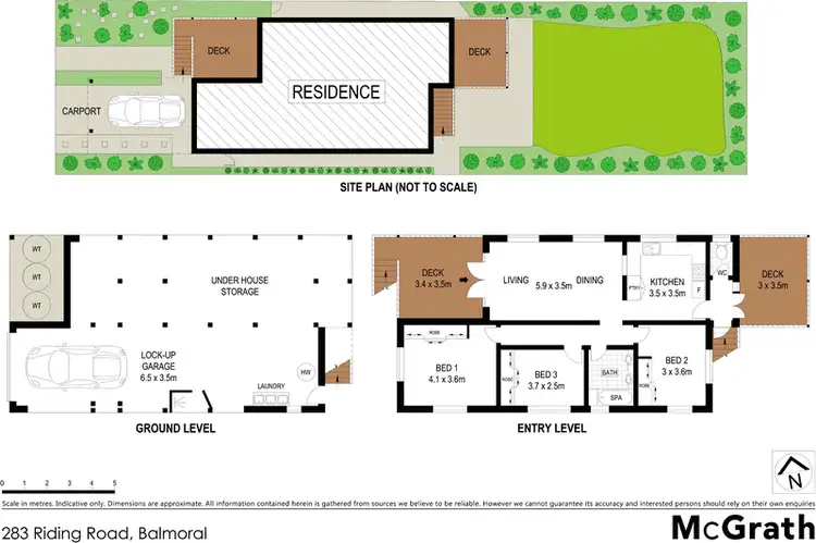 Floorplan of Homely house listing, 283 Riding Road, Balmoral QLD 4171