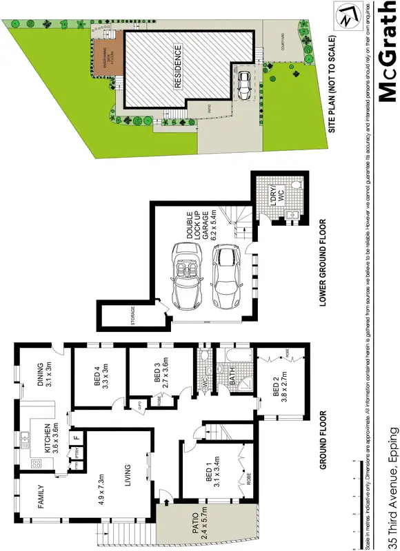 Floorplan of Homely house listing, 35 Third Avenue, Epping NSW 2121