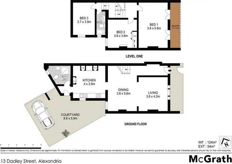 Floorplan of Homely house listing, 13 Dadley Street, Alexandria NSW 2015