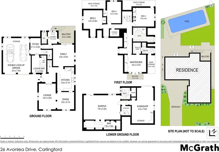 Floorplan of Homely house listing, 26 Avonlea Drive, Carlingford NSW 2118