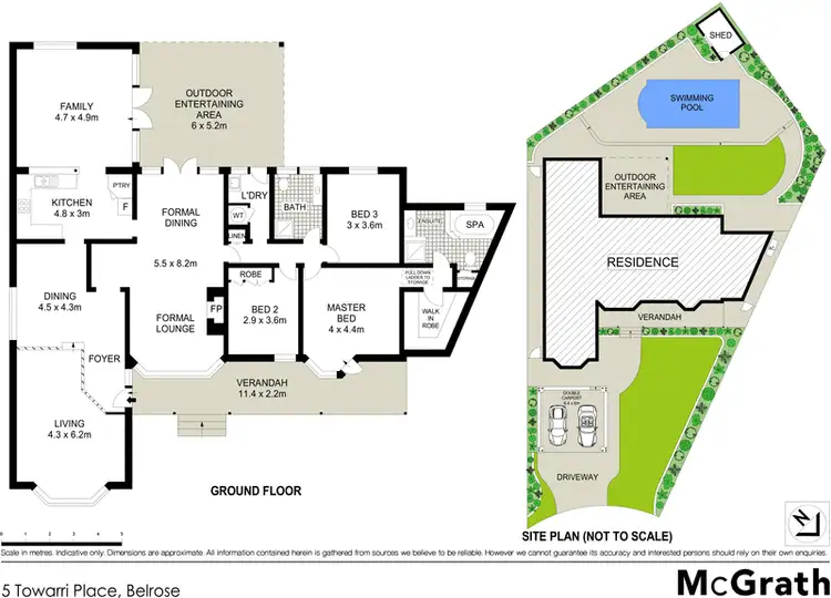 Floorplan of Homely house listing, 5 Towarri Place, Belrose NSW 2085