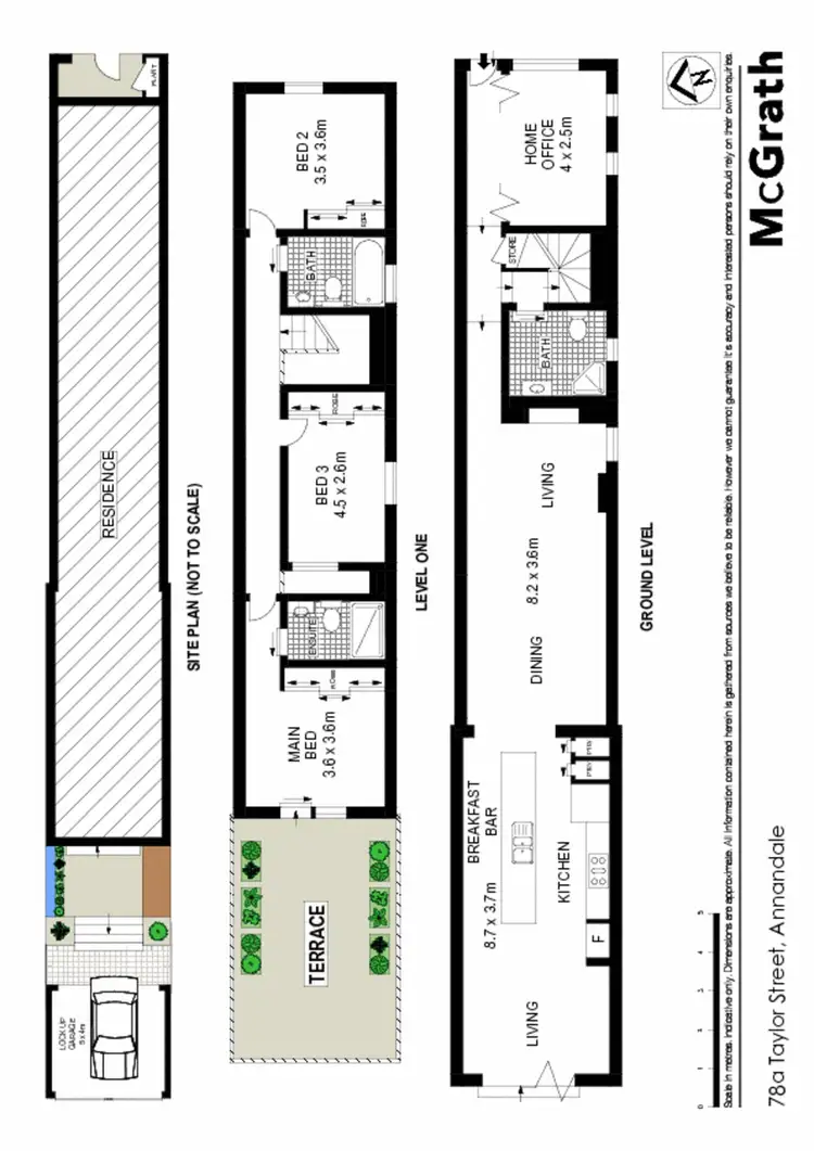 Floorplan of Homely house listing, 78A Taylor Street, Annandale NSW 2038