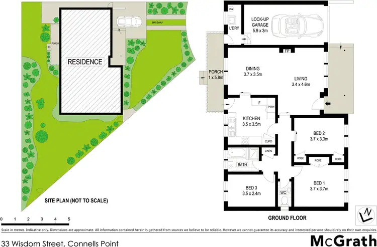 Floorplan of Homely house listing, 33 Wisdom Street, Connells Point NSW 2221