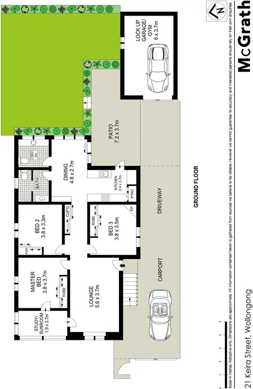 Floorplan of Homely house listing, 21 Keira Street, Wollongong NSW 2500