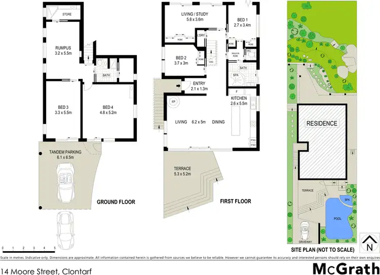 Floorplan of Homely house listing, 14 Moore Street, Clontarf NSW 2093