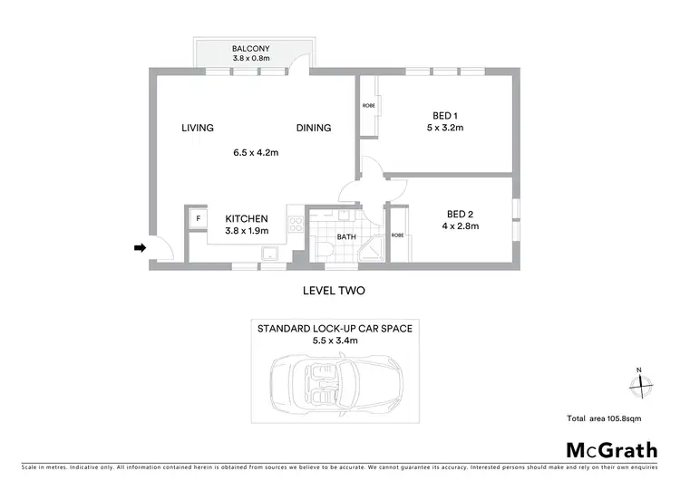 Floorplan of Homely apartment listing, 4/21 Searle Avenue, Randwick NSW 2031