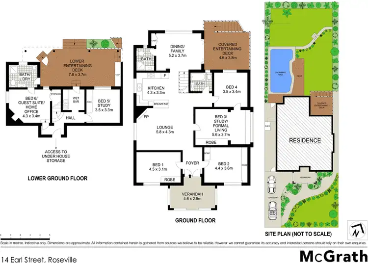 Floorplan of Homely house listing, 14 Earl Street, Roseville NSW 2069