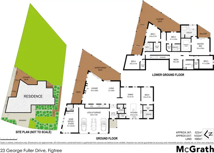 Floorplan of Homely house listing, 23 George Fuller Drive, Figtree NSW 2525
