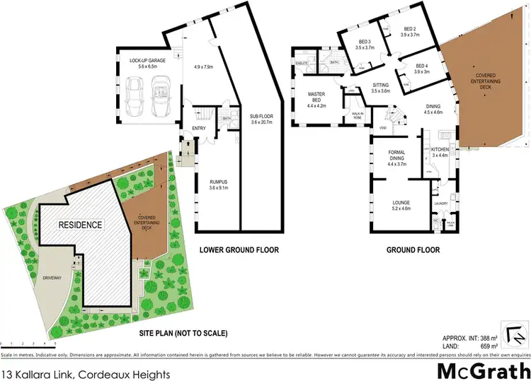Floorplan of Homely house listing, 13 Kallara Link, Cordeaux Heights NSW 2526