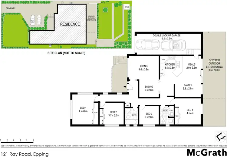 Floorplan of Homely house listing, 121 Ray Road, Epping NSW 2121