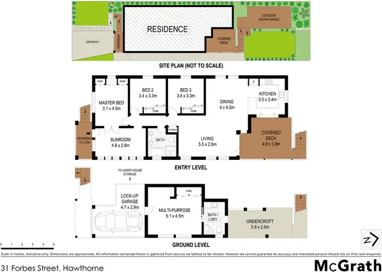 Floorplan of Homely house listing, 31 Forbes Street, Hawthorne QLD 4171