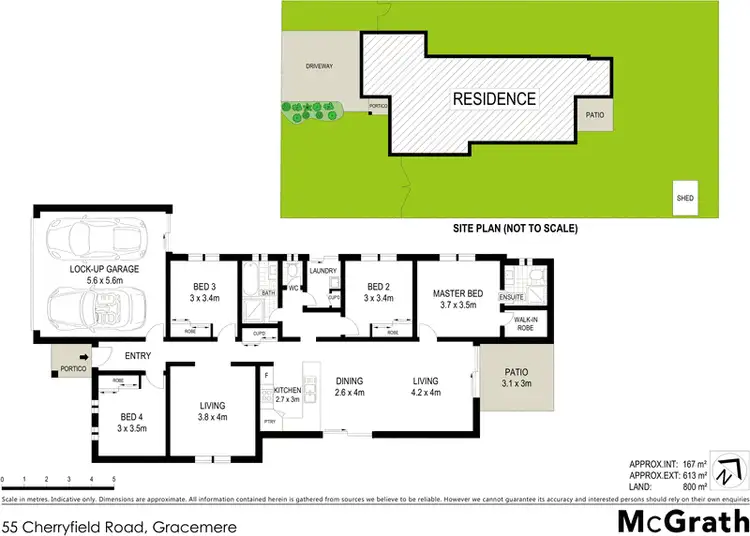 Floorplan of Homely house listing, 55 Cherryfield Road, Gracemere QLD 4702