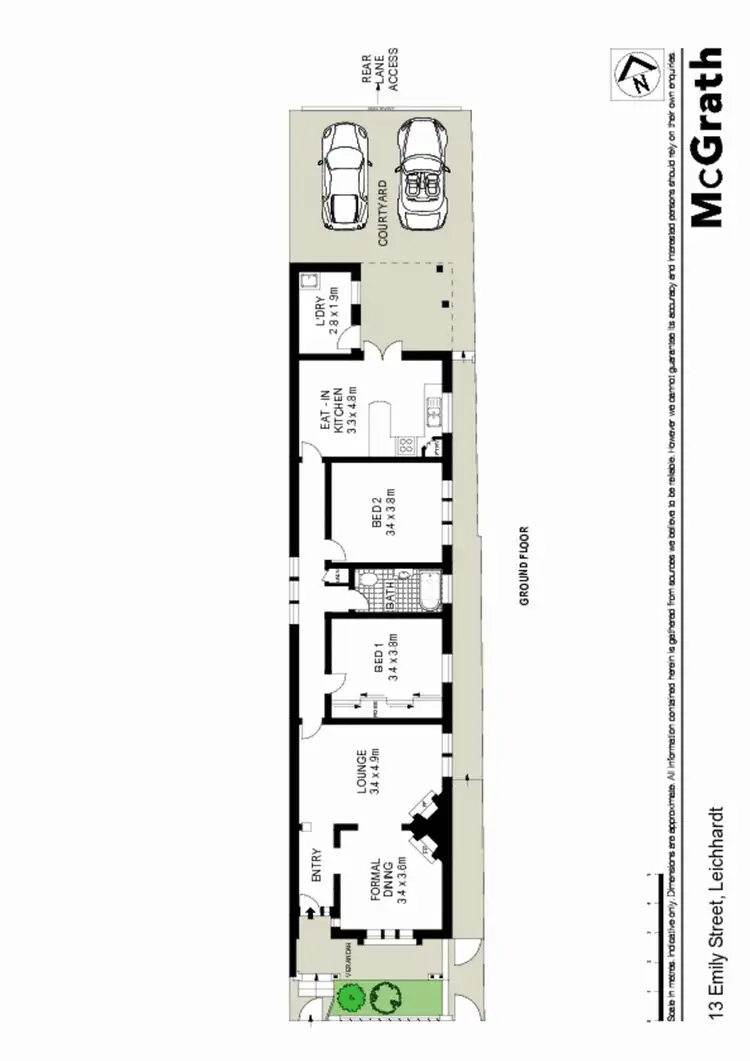 Floorplan of Homely house listing, 13 Emily Street, Leichhardt NSW 2040