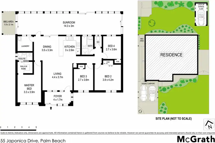 Floorplan of Homely house listing, 55 Japonica Drive, Palm Beach QLD 4221