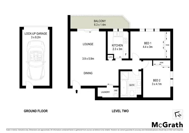 Floorplan of Homely apartment listing, 22/2 Riverpark Drive, Liverpool NSW 2170