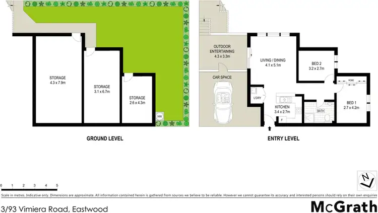 Floorplan of Homely apartment listing, 3/93 Vimiera Road, Eastwood NSW 2122