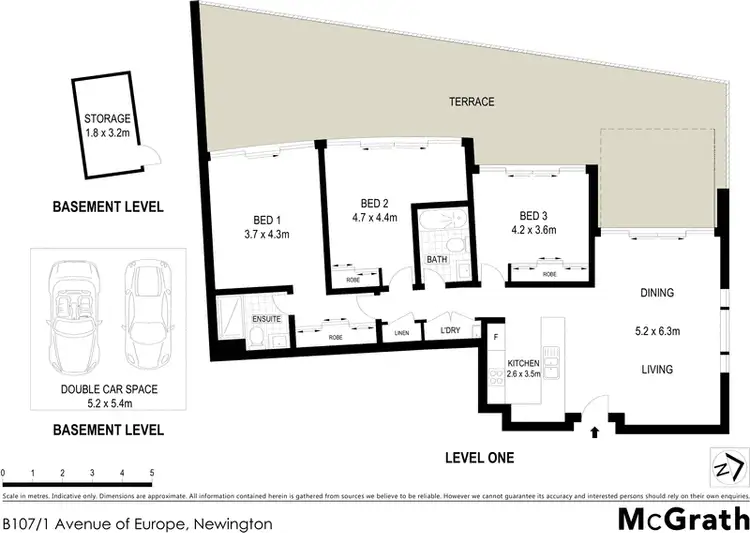 Floorplan of Homely apartment listing, B107/1 Avenue of Europe, Newington NSW 2127
