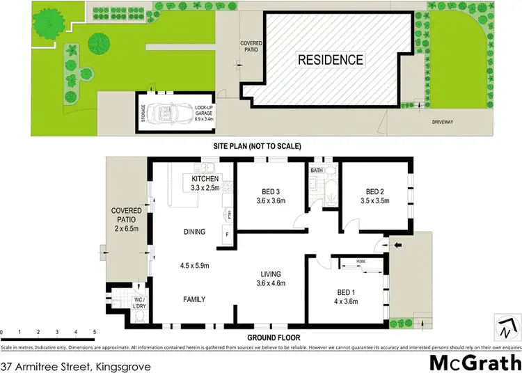 Floorplan of Homely house listing, 37 Armitree Street, Kingsgrove NSW 2208