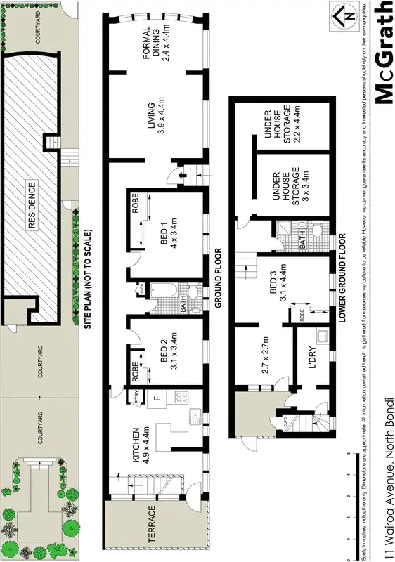 Floorplan of Homely house listing, 11 Wairoa Avenue, North Bondi NSW 2026