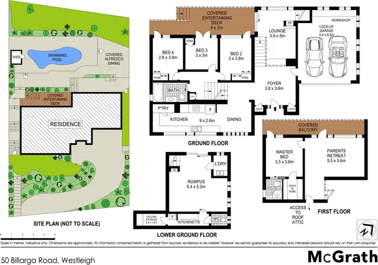 Floorplan of Homely house listing, 50 Billarga Road, Westleigh NSW 2120
