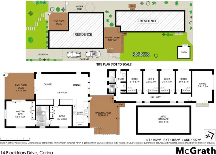 Floorplan of Homely house listing, 14 Blackfriars Drive, Carina QLD 4152