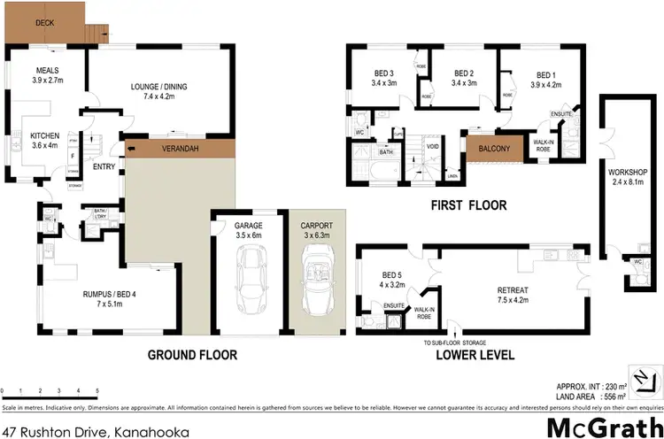Floorplan of Homely house listing, 47 Rushton Drive, Kanahooka NSW 2530