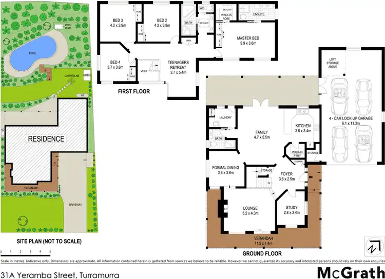 Floorplan of Homely house listing, 31A Yeramba Street, Turramurra NSW 2074