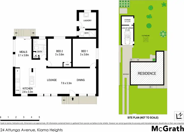 Floorplan of Homely house listing, 24 Attunga Avenue, Kiama Heights NSW 2533