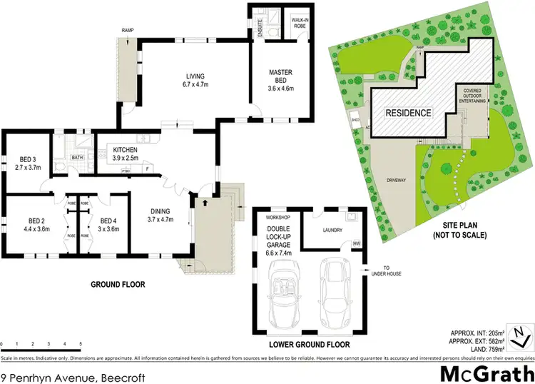 Floorplan of Homely house listing, 9 Penrhyn Avenue, Beecroft NSW 2119