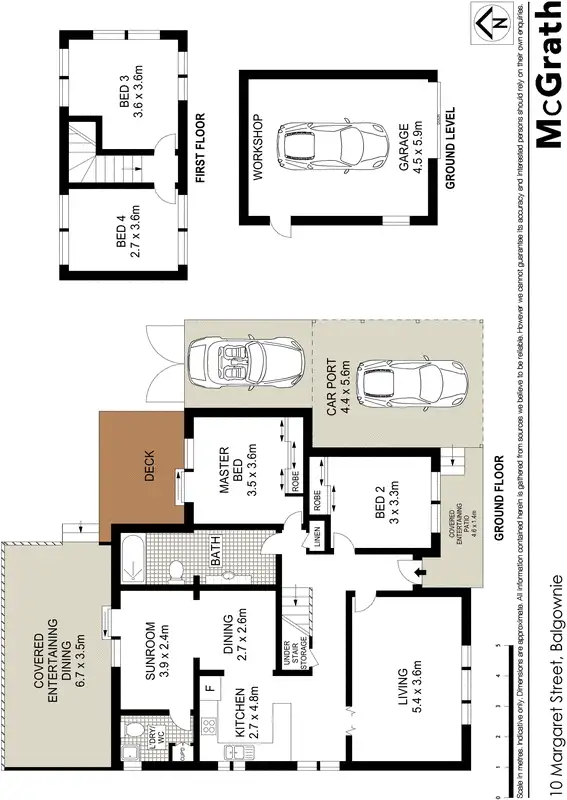 Floorplan of Homely house listing, 10 Margaret Street, Balgownie NSW 2519
