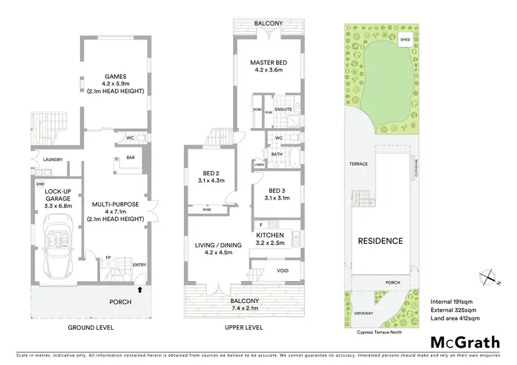 Floorplan of Homely house listing, 428 Cypress Terrace North, Palm Beach QLD 4221