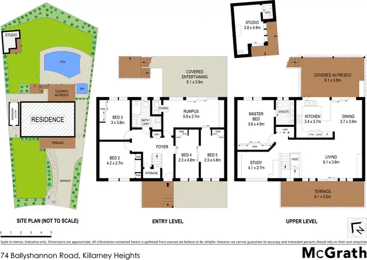 Floorplan of Homely house listing, 74 Ballyshannon Road, Killarney Heights NSW 2087