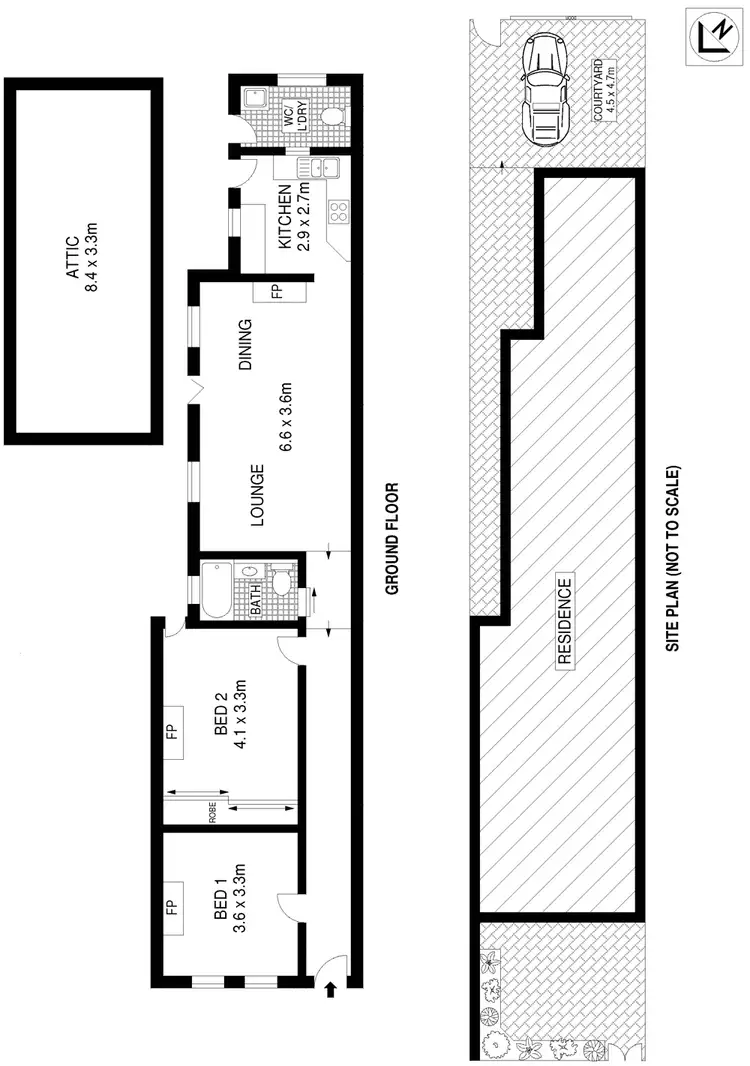 Floorplan of Homely house listing, 926 Bourke Street, Zetland NSW 2017