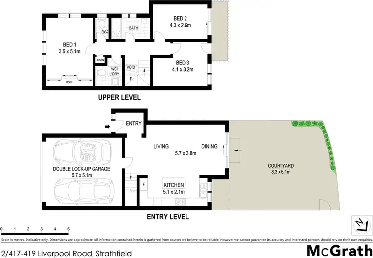 Floorplan of Homely townhouse listing, 2/417 Liverpool Road, Strathfield NSW 2135