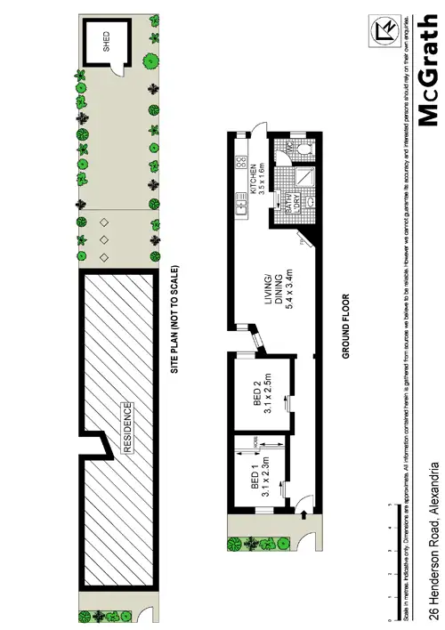Floorplan of Homely house listing, 26 Henderson Road, Alexandria NSW 2015