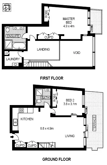 Floorplan of Homely apartment listing, 101/23 Pirrama Road, Pyrmont NSW 2009