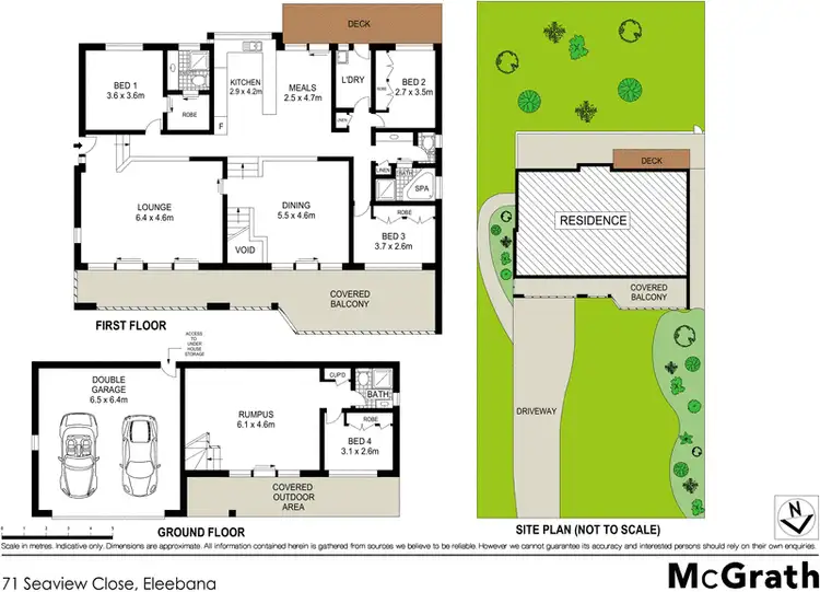 Floorplan of Homely house listing, 71 Seaview Close, Eleebana NSW 2282