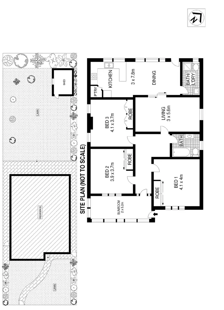 Floorplan of Homely house listing, 9 Strathmore Parade, Roseville NSW 2069