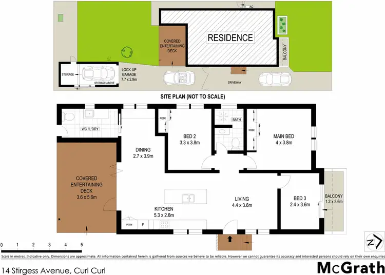 Floorplan of Homely house listing, 14 Stirgess Avenue, Curl Curl NSW 2096
