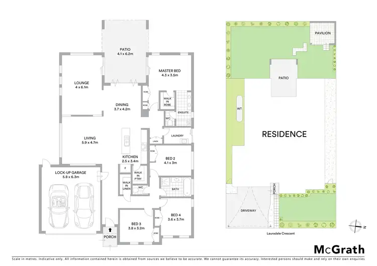 Floorplan of Homely house listing, 21 Lauradale Crescent, Ormeau QLD 4208