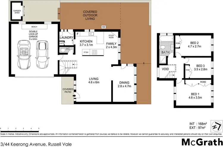 Floorplan of Homely townhouse listing, 3/44 Keerong Avenue, Russell Vale NSW 2517