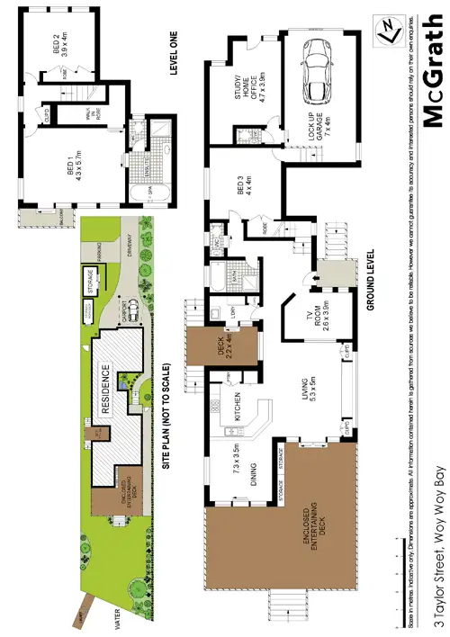 Floorplan of Homely house listing, 3 Taylor Street, Woy Woy Bay NSW 2256