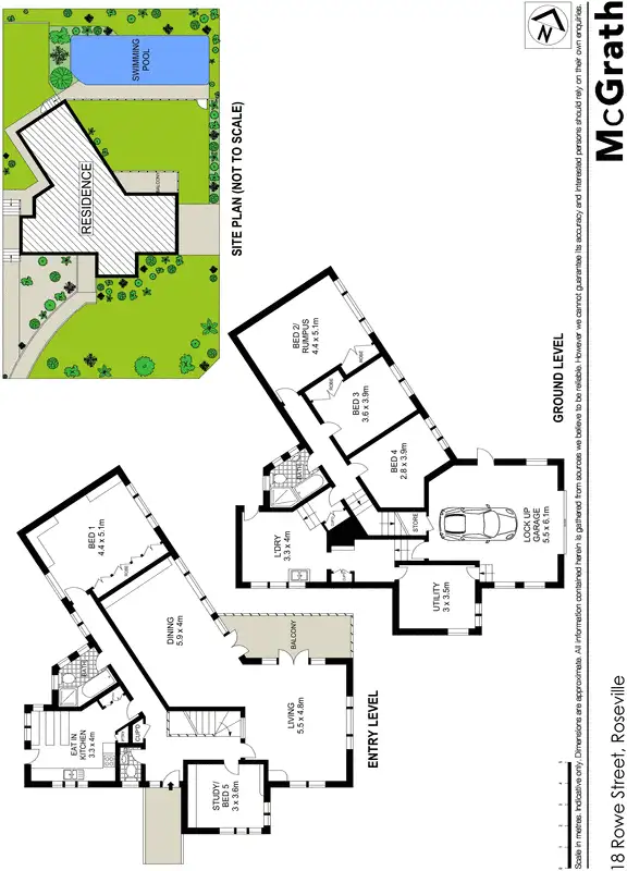 Floorplan of Homely house listing, 18 Rowe Street, Roseville NSW 2069