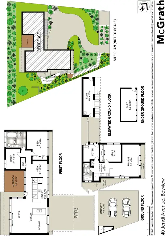 Floorplan of Homely house listing, 40 Jendi Avenue, Bayview NSW 2104