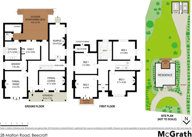 Floorplan of Homely house listing, 28 Malton Road, Beecroft NSW 2119