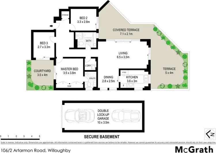 Floorplan of Homely apartment listing, 106/2 Artarmon Road, Willoughby NSW 2068