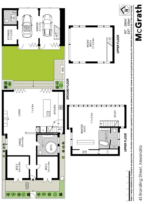 Floorplan of Homely house listing, 43 Brandling Street, Alexandria NSW 2015