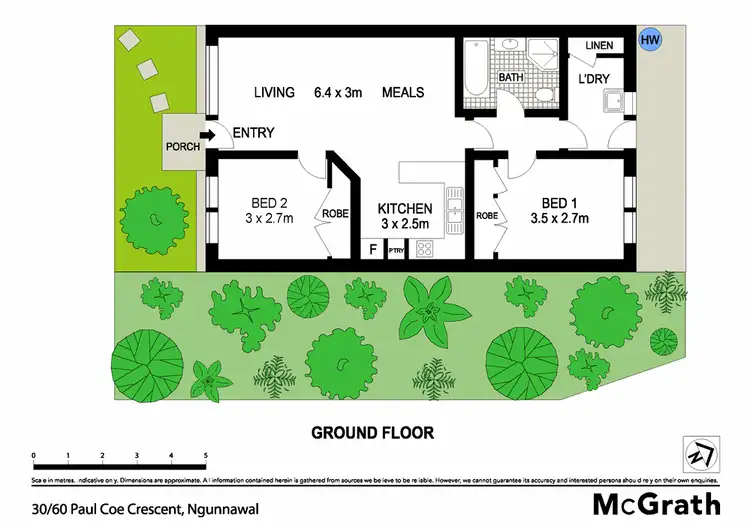 Floorplan of Homely townhouse listing, 30/60 Paul Coe Crescent, Ngunnawal ACT 2913