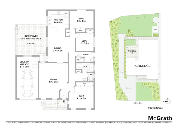 Floorplan of Homely house listing, 56 McBrien Drive, Kiama Downs NSW 2533
