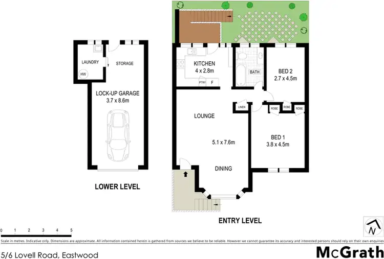 Floorplan of Homely villa listing, 5/6 Lovell Road, Eastwood NSW 2122